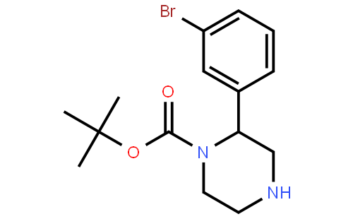 tert-Butyl 2-(3-bromophenyl)piperazine-1-carboxylate