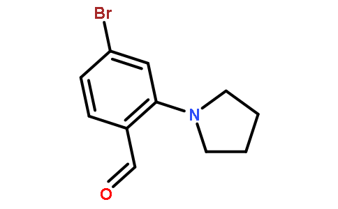 4-Bromo-2-(pyrrolidin-1-yl)benzaldehyde