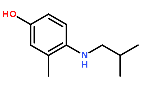 4-(2-Methyl-propylamino)-3-methyl-phenol