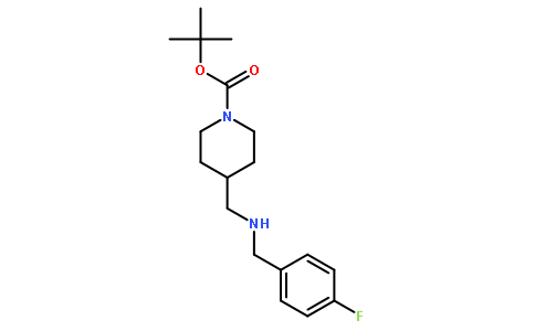 1-Boc-4-[(4-Fluoro-benzylamino)-methyl]-piperidine