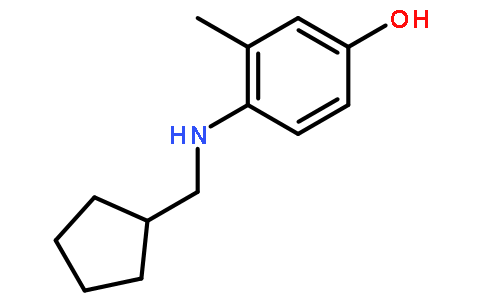 4-[(Cyclopentylmethyl)-amino]-3-methyl-phenol