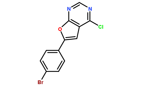 6-(4-bromo-phenyl)-4-chloro-furo[2,3-D]pyrimidine