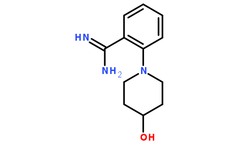 2-(4-hydroxy-piperidin-1-yl)-benzamidine