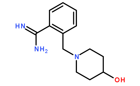 2-(4-hydroxy-piperidin-1-ylmethyl)-benzamidine