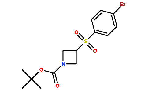 3-(4-Bromo-benzensulfonyl)-azetidine-1-carboxylic acid tert-butyl ester