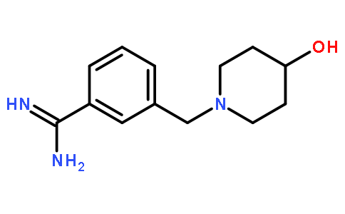 3-(4-hydroxy-piperidin-1-ylmethyl)-benzamidine