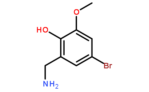 5-Bromo-2-hydroxy-3-methoxybenzylamine