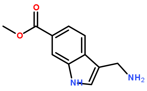 3-Aminomethyl-1H-indole-6-carboxylic acid methyl ester
