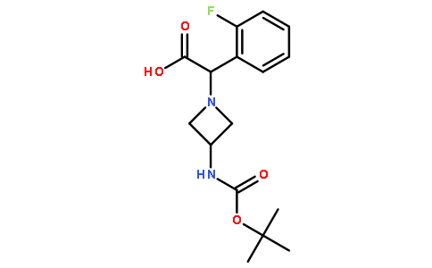 ALPHA-(2-FLUOROPHENYL)-3-(BOC-AMINO)-1-AZETIDINEACETIC ACID
