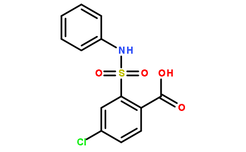 4-chloro-2-(N-phenylsulfamoyl)benzoic acid