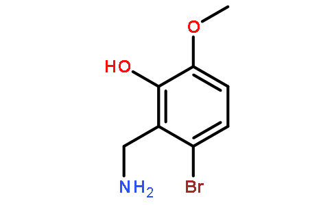 2-Bromo-5-methoxy-6-hydroxybenzylamine