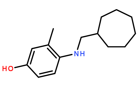 4-[(Cycloheptylmethyl)-amino]-3-methyl-phenol