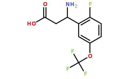 3-Amino-3-(2-fluoro-5-trifluoromethoxy-phenyl)-propionic acid