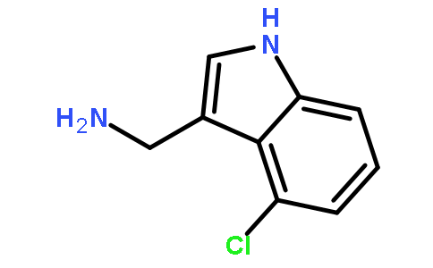 4-chloro-1H-indol-3-methylamine