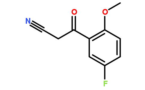 2-Cyano-1-(5-fluoro-2-methoxy-phenyl)-ethanone