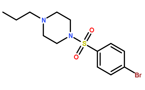 1-((4-Bromophenyl)sulfonyl)-4-propylpiperazine