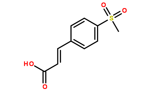 3-(4-(methylsulfonyl)phenyl)acrylic acid