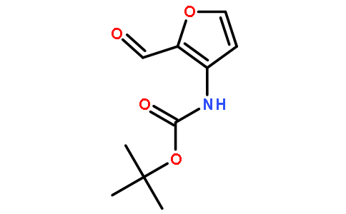 tert-butyl 2-formylfuran-3-ylcarbamate