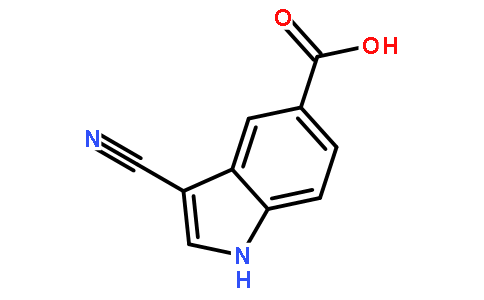 3-Cyano-1H-indole-5-carboxylic acid