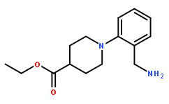 ETHYL 1-(2-(AMINOMETHYL)PHENYL)PIPERIDINE-4-CARBOXYLATE