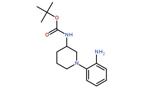 1-(2-amino-phenyl)-piperidin-3-carbamic acid tert-buytl ester