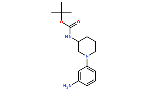 1-(3-amino-phenyl)-piperidin-3-carbamic acid tert-butyl ester