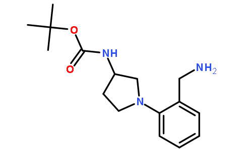 [1-(2-aminomethyl-phenyl)-pyrrolidin-3-yl]-carbamic acid tert-butyl ester