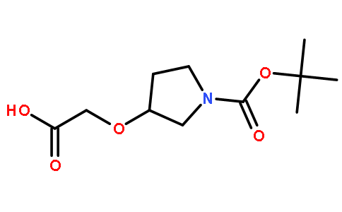1-BOC-3-吡咯烷氧乙酸