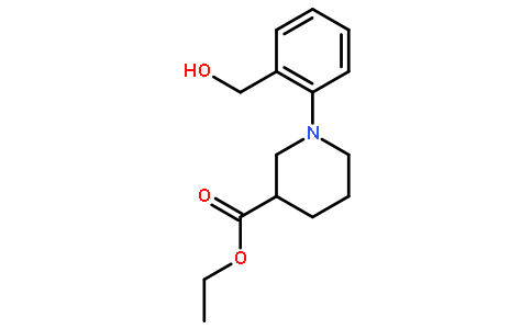 1-(2-hydroxymethyl-phenyl)-piperidine-3-carboxylic acid ethyl ester