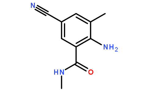 2-Amino-5-cyano-N,3-dimethylbenzamide