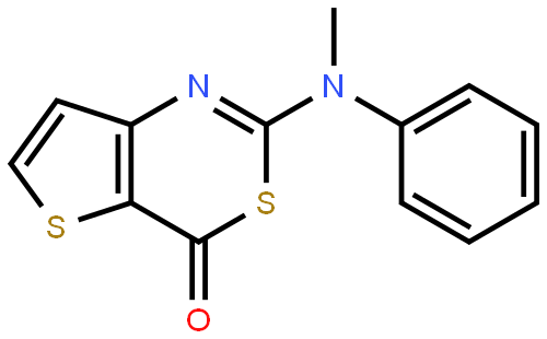 2-(Methyl(phenyl)amino)-4H-thieno[3,2-d][1,3]thiazin-4-one
