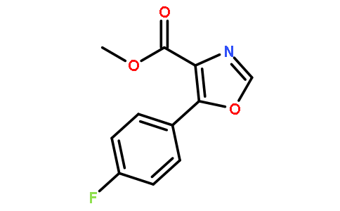Methyl 5-(4-fluorophenyl)oxazole-4-carboxylate
