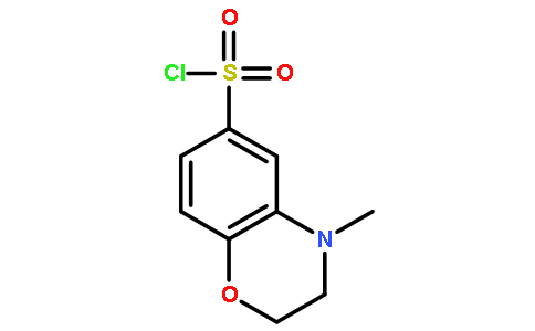 4-methyl-3,4-dihydro-2H-1,4-benzoxazine-6-sulfonyl chloride