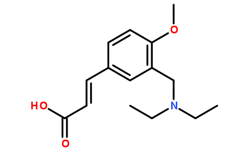 (E)-3-(3-((diethylamino)methyl)-4-methoxyphenyl)acrylic acid