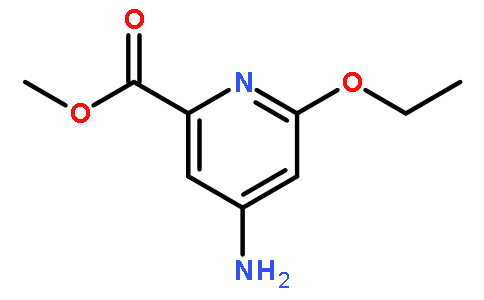 2-Pyridinecarboxylic acid, 4-amino-6-ethoxy-, methyl ester