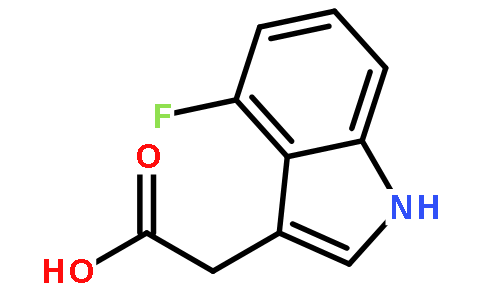 2-(4-Fluoro-1H-indol-3-yl)acetic acid