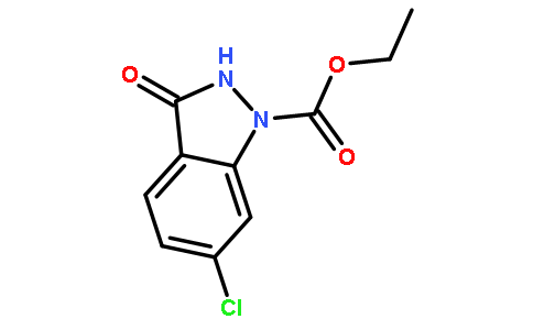 1H-INDAZOLE-1-CARBOXYLIC ACID,6-CHLORO-2,3-DIHYDRO-3-OXO-,ETHYL ESTER