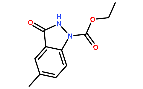 1H-INDAZOLE-1-CARBOXYLIC ACID,2,3-DIHYDRO-5-METHYL-3-OXO-,ETHYL ESTER
