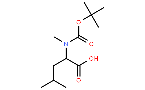 N-叔丁氧羰基-N-甲基-D-亮氨酸