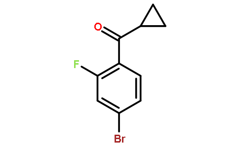 (4-bromo-2-fluorophenyl)(cyclopropyl)methanone