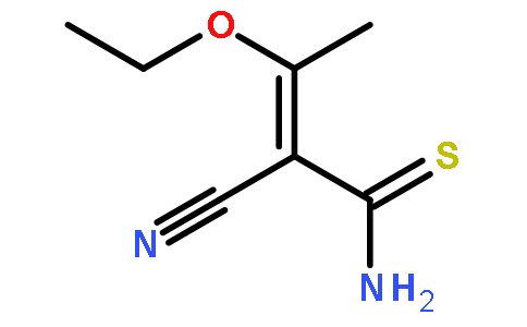 2-Cyano-3-ethoxybut-2-enethioamide