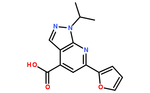 6-(Furan-2-yl)-1-isopropyl-1H-pyrazolo[3,4-b]pyridine-4-carboxylic acid