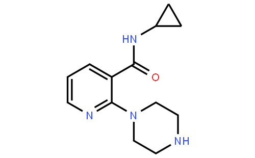 N-Cyclopropyl-2-(piperazin-1-yl)nicotinamide