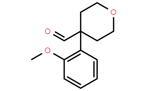 4-(2-methoxyphenyl)tetrahydro-2H-pyran-4-carboxaldehyde