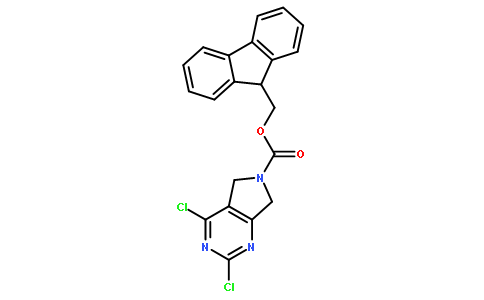 (9H-Fluoren-9-yl)methyl 2,4-dichloro-5H-pyrrolo[3,4-d]pyrimidine-6(7H)-carboxylate