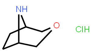 3-OXA-8-AZABICYCLO[3.2.1]OCTANE, HYDROCHLORIDE (1:1)