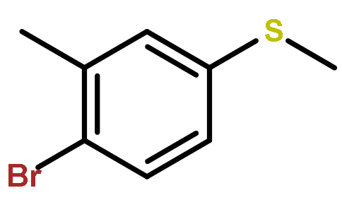 1-Bromo-2-methyl-4-(methylthio)benzene