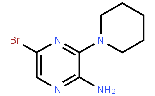 2-Amino-5-bromo-3-piperidin-1-ylpyrazine