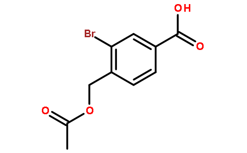 4-(Acetoxymethyl)-3-bromobenzoic acid