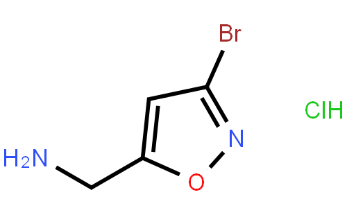 (3-Bromoisoxazol-5-yl)methylamine, HCl
